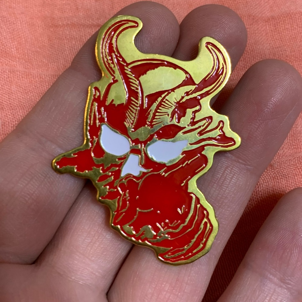 Mercyful Fate Enamel Jacket Pin